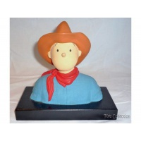 Buste tintin cow boy