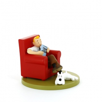 Coffret Tintin dans son fauteuil
