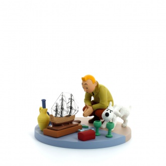 Coffret tintin au marché aux puces