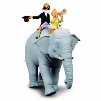 figurine-collection-fariboles-tintin-et-professeur-siclone-sur-l-elephant-2020
