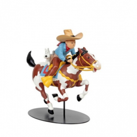 leblon-moulinsart-tintin-tintin-cow-boy-a-cheval