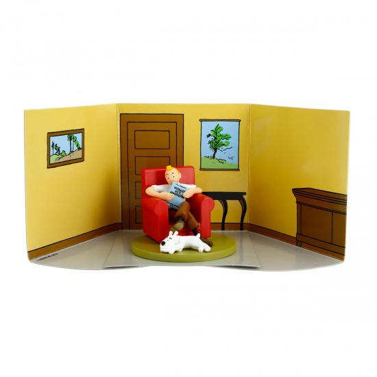 Coffret Tintin dans son fauteuil
