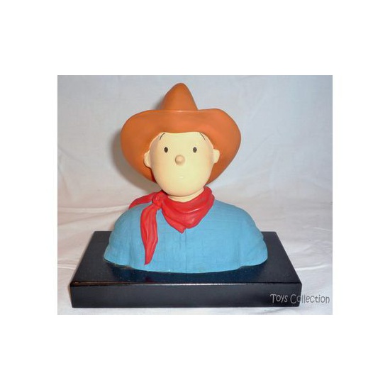 Buste tintin cow boy