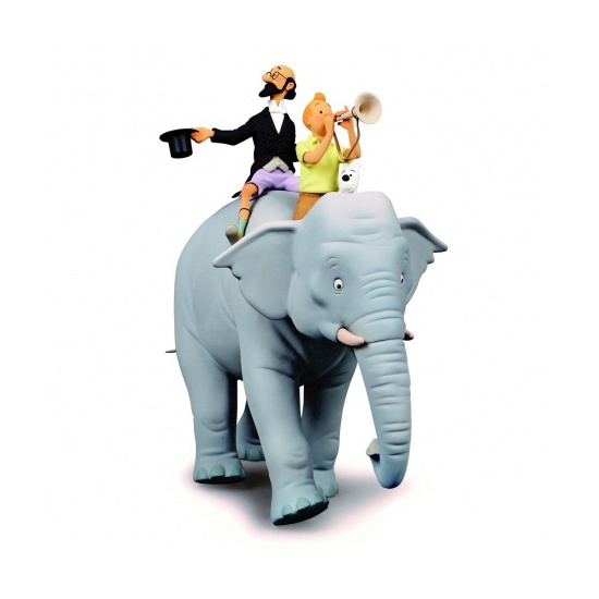 figurine-collection-fariboles-tintin-et-professeur-siclone-sur-l-elephant-2020